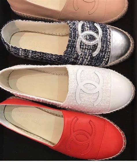 espadryle biale chanel|chanel espadrilles sneakers.